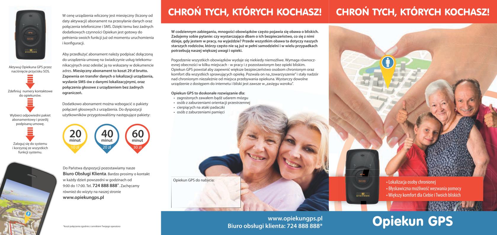 Nowoczesny system monitoringu personalnego dzieci i osób chorych – Opiekun GPS