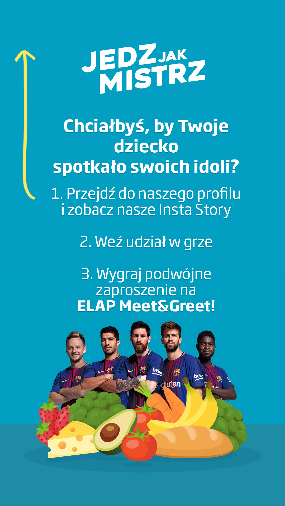 Jedz jak mistrz i wygraj spotkanie ze sportowymi idolami