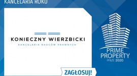 Kancelaria Konieczny Wierzbicki wśród TOP5 nominowanych Prime Property Prize